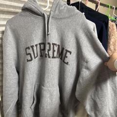 2025年最新】supreme パーカー グレー lの人気アイテム - メルカリ