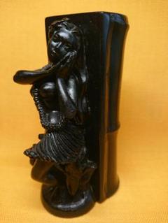 人形 花瓶 石製 彫像 オブジェ 置物 インテリア 工芸品 美術品 A1225