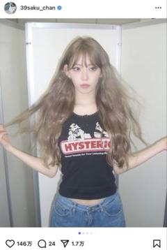 宮脇咲良HYSTERIC GLAMOUR SWEET SOUNDS チビTシャツのサムネイル