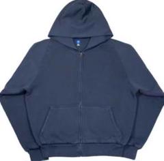 yzy gap パーカー　ネイビー　XL YZY GAP イージーギャップ FULL ZIP HOODIE ジップアップ