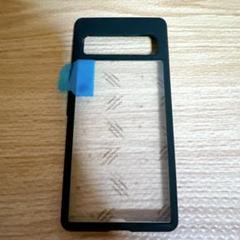 Pixel6 Pro ケース 背面クリア TPU(マットブラック)