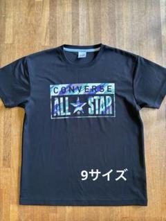 コンバース　バスケTシャツ黒　レディース9号