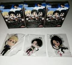進撃の巨人 ジョイポリス アクリルキーホルダー コンプセット 内袋未開封 美品 進撃の巨人 ジョイポリス アクリルキーホルダー コンプセット 内
