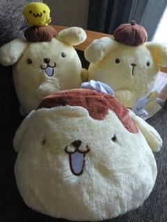 ポムポムプリン　マフィンと一緒BIGぬいぐるみ　ナガノ　サンリオ Sanrio Japan / サンリオ - 【ポムポムプリン マフィンと一緒BIG