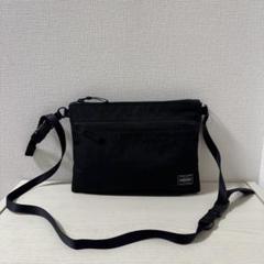 未使用級　ポーター　PORTER　ショルダーバッグ　サコッシュ　タンカー　黒 PORTER タンカー ブラック黒 ショルダーバッグ サコッシュ 2way