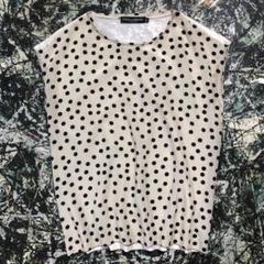 【美品】ドルチェ&ガッバーナ-DOLCE&GABBANA-シルクドットブラウス