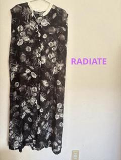 【新品・未使用】RADIATE 花柄 ノースリーブ ロングワンピースのサムネイル