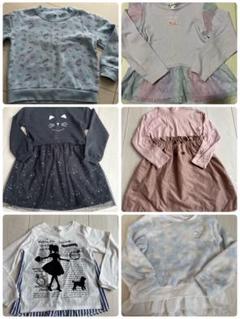 長袖トップス、トレーナー、チュニック風　まとめ売り　女の子　120