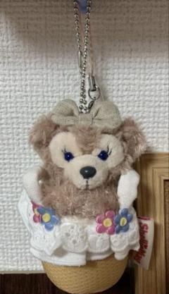 ディズニー ダッフィー ぬいぐるみストラップ　レッツプレイハイドアンドシーク ダッフィー シェリーメイ ぬいぐるみストラップ レッツプレイ