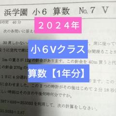 りら様用　2024年小6浜学園復習テスト国算理3教科 浜学園 小6 Sクラス復習テスト 国語 算数 理科（3科目） 中学