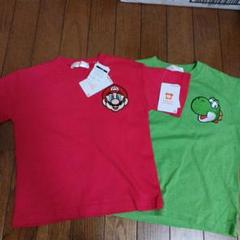 【タグ付き】　スーパーマリオ Tシャツ 　マリオ　ヨッシー　100cm