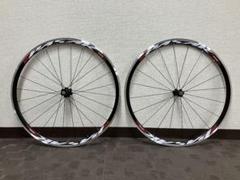 SHIMANO 700C WH-RS010ホイール 10段アルテグラ ギア付き Shimano WH-RS010 700c Front Road Bike Wheel Black 100mm QR