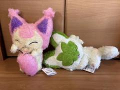 ポケットモンスター もふぐっと くつろぎタイムぬいぐるみ　エネコ　ニャオハ
