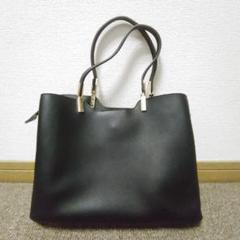 【値下げ】合成皮革 ハンドバッグ