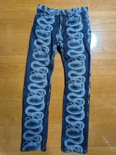 【希少】HYSTERIC GLAMOUR Hystericsスネークループデニム