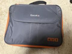 Gocokiaのダブルレイヤー大型厚みのある電子アクセサリーオーガナイザー