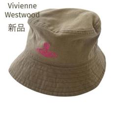 新品タグ付☆Vivienne Westwood☆オーブロゴ刺繍 バケットハット 新品タグ付☆Vivienne Westwood☆オーブロゴ刺繍 バケットハット