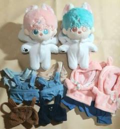BTSぬいぐるみ服テテ &グク7セット bts ぬいぐるみ 洋服 ジョングク グク 20cmサイズ テヒョン JK