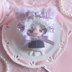 にじぱぺっと 10cmぬい服 もふもふねこの被り物