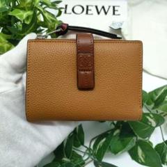 ロエベ　折り財布　スリムジップバイフォールドウォレット　あずき色　アナグラム LOEWE - ロエベ 折り財布 スリムジップバイフォールドウォレット