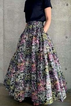 She Tokyo Lisa シフォン花柄スカート 36 She Tokyo Lisa シフォン花柄スカート 36 ロングスカート