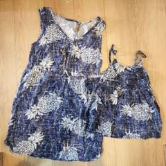ハワイ購入パイナップル柄チュニック親子セット