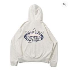 【9090】KingLogo SlubDenim ZipHoodie上だけ 9090 KingLogo Slubdenim ZipHoodie リアルツリー