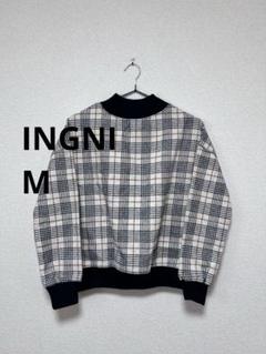 INGNI イング　M トップス　チェック　ベージュのサムネイル