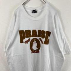 USA製 90s praise シングルステッチ Tシャツ 白Tシャツ 白T