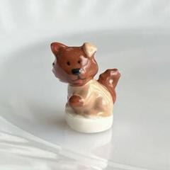 フランス　フェーブ　犬　茶色