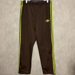 ファイヤーバード adidas アディダス トラックパンツ ブラウン イエロー