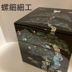 骨董品100年もの螺鈿細工箱　時代物漆器 古美術 DSC_0528.jpg