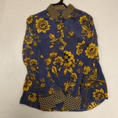 MaxMara STUDIO シルク100% 花柄長袖シャツ 40サイズ MaxMara STUDIO シルク100% 花柄長袖シャツ 40サイズ