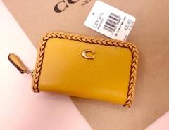 レア！新品COACH スモール ジップ アラウンド カード ケース