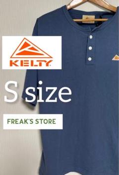 KELTY ×FREAKS STOREビンテージロゴヘンリーネック　Tシャツ