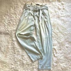 POLO RALPH LAUREN ベルテッド　ストライプぺーパーバッグジーンズ
