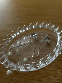 AIMER パールツイストバーピアス