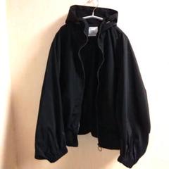 For the peopleフォーザピープルマウンテンパーカー 黒 ドルマンのサムネイル