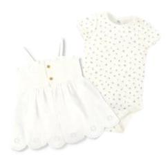 定価5千弱！ブランシェス 小花柄ボディスーツ+ジャンパースカートセット花柄レース