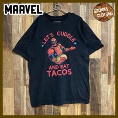 タコス メキシコ マーベル デッドプール キャラクター XL古着 半袖 Tシャツ