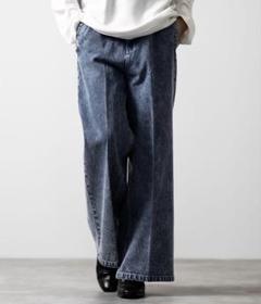 【CLEL】 廃盤品 ヴィンテージフレアデニム ブラックアッシュ/M CLEL ジーンズ 「CLEL」Vintage Design Flare Denim Pants
