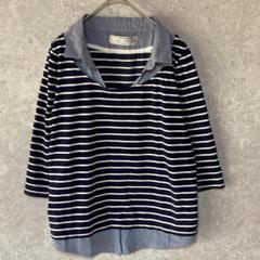 The Utility Company（one）ドッキングボーダーカットソー＊紺