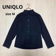 ◆ UNIQLO ユニクロ カバオール シャツ コットン M ネイビー