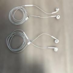 iPhone Apple純正　有線イヤホン　2本セット