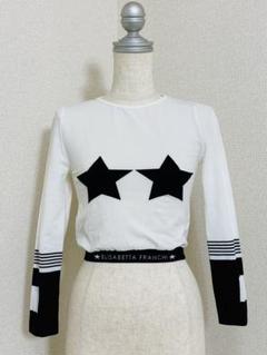8674. ELISABETTA FRANCHI ショート丈 星柄 トップス 8674. ELISABETTA FRANCHI ショート丈 星柄 トップス - メルカリ