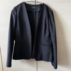 未使用級✨グリーンレーベルリラクシング セットアップ ノーカラー 手洗い可能 M green label relaxing（グリーンレーベルリラクシング）の