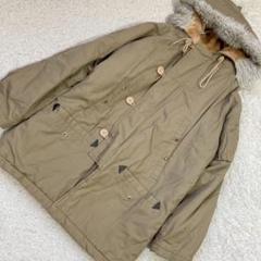 BISON BRAND モッズコート ベージュ LL カジュアル ブルゾン
