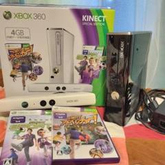 ⭐xbox360S⭐本体⭐ブラック⭐Kinect＋ソフトセット⭐