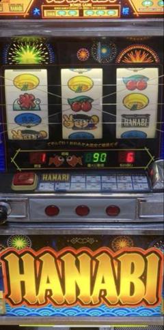ハナビ パチスロ 4号機 実機 裏 アミューズ 不明 HANABI 花火