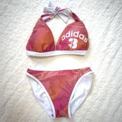 新品　未使用　タグ付き　adidas アディダス　ビキニ　水着　ネイビー×レッド アディダスオリジナルス adidas Originals ビキニ 水着 - メルカリ